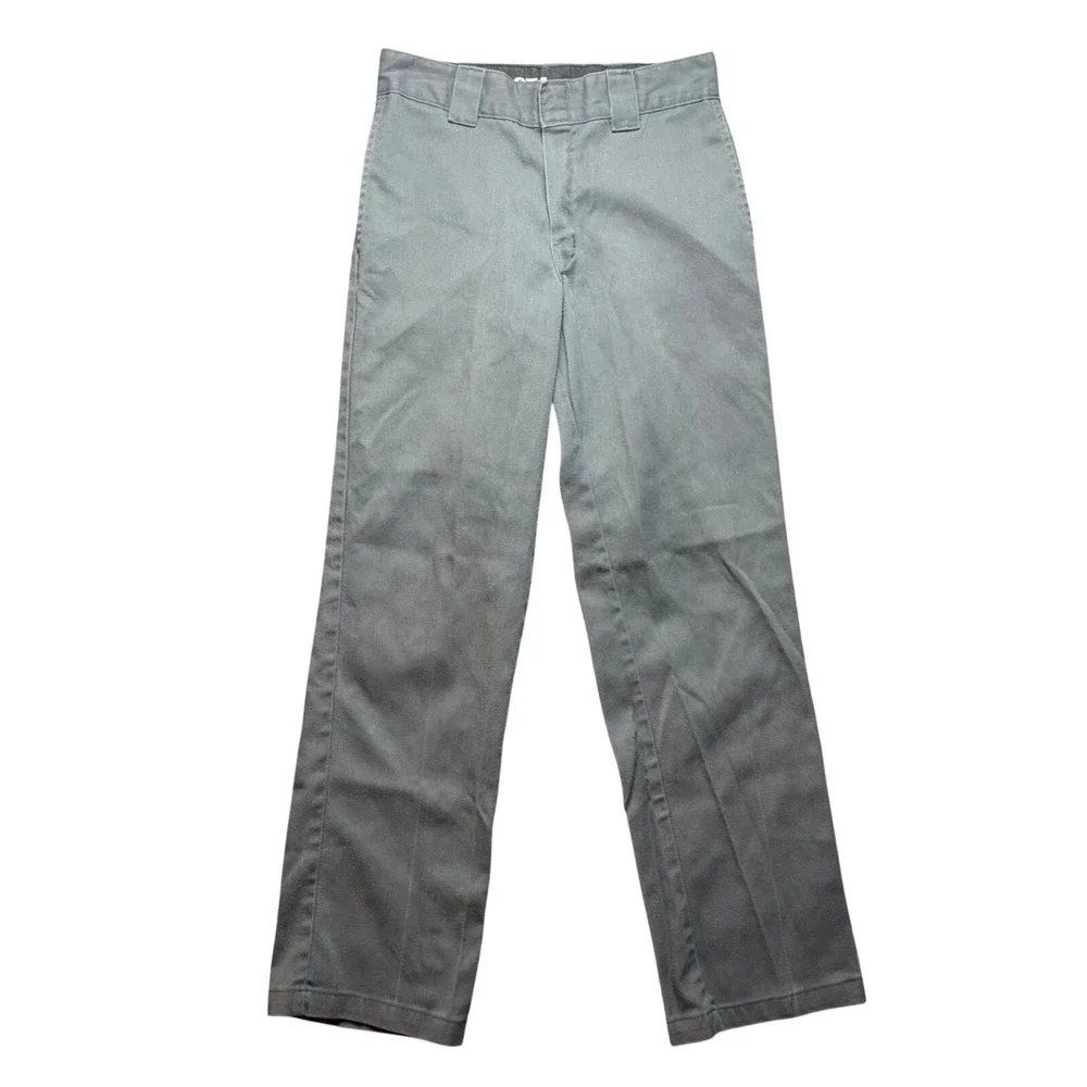 Dickies‎ Pants Mens 28 Charcoal 874 Flex Original Fit Work Trousers Chino Gray